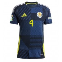 Camiseta Escocia Scott McTominay #4 Primera Equipación Replica Eurocopa 2024 mangas cortas